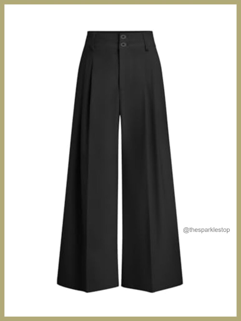 High Waisted Wide Leg Dress Pants with Pockets